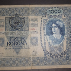 SD0155 Romania 1000 korona 1902 stampilata