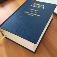 BIBLIA GRAECA SEPTUAGINTA+ NOVUM TESTAMENTUM. BIBELGESELLSCHAFT STUTTGART 2013