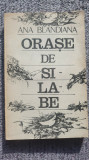 Orase de silabe, Ana Blandiana, 1987, 232 pag
