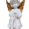 Statueta decorativa, Inger, Alb, 30 cm, DVAN0705-3G