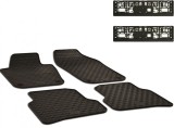 Set Covorase Auto Cauciuc Umbrella Pentru Seat Ibiza (2008-2016), Ibiza St (2010-2016), Volkswagen Polo (2009-2014), (2014-2016) + Suport Numar Inmatr