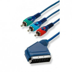 Cablu scart la 3 RCA, 10m - 402800 foto