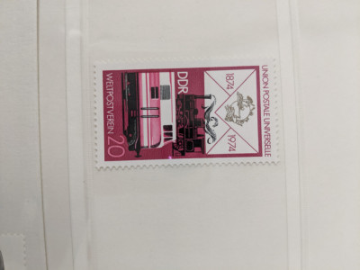 germania ddr - Timbre trenuri, locomotive, cai ferate, nestampilate MNH foto