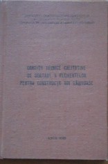 Conditii tehnice calitative de sortare a elementelor pentru constructii din rasinoase