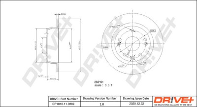Dr!ve+ DP1010.11.0289 Disc frana foto