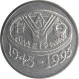 Romania 10 Lei 1995 (in capsula: comemorativa: FAO; cu litera N in dreapta) KM-117.2 UNC !!!