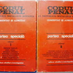 Codul penal al Republicii Socialiste Romania. Comentat si adnotat. Partea speciala (2 volume) – Teodor Vasiliu