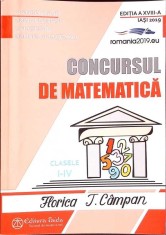 CONCURSUL DE MATEMATICA FLORICA T. CAMPAN: CLASELE I-IV-DOINA NECHIFOR, LIVIU STEFAN, DOMINICA HUDISTEANU-265643