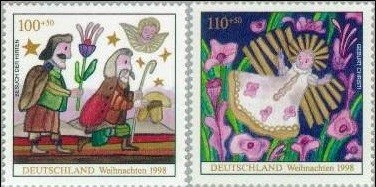C2256 - Germania 1998 - Craciun 2v. neuzat,perfecta stare