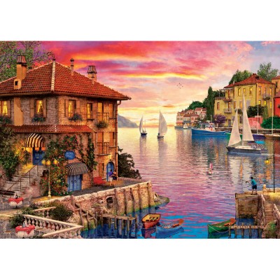 Puzzle 1500 piese - The Mediterranean Harbour foto