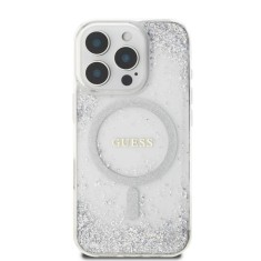 Husa pentru iphone 16 pro - iml glitter gradient magsafe - silver foto