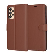 Husa Samsung Galaxy A33 5G Techsuit Leather Folio, maro foto