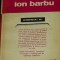Biblioteca Critica - Ion Barbu interpretat de..