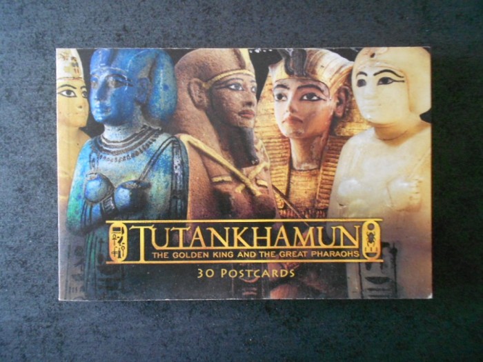 TUTANKHAMUN. THE GOLDEN KING AND THE GREAT PHARAOHS. 30 POSTCARDS