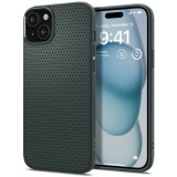 Husa Breeze Case neagra cu protectie camere iPhone 16 verde
