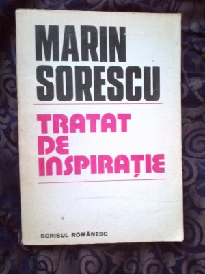 e0c TRATAT DE INSPIRATIE - MARIN SORESCU foto