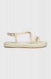 Weekend Max Mara sandale de piele Pilard2 femei, culoarea bej, 2415521135670