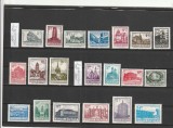 ROMANIA 1972 LP 804 LP 817 UZUALE (I) MONUMENTE SI UZUALE (II) MONUMENTE SERII MNH NESTAMPILATE