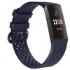 Curea Bratara sport Edman pentru Fitbit Charge 3 / 4, marimea S, Albastru inchis