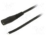 Cablu alimentare DC, cabluri, DC 5,5/2,1 soclu, negru, 2m, WEST POL - S21-TT-T050-200BK