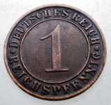 B.303 GERMANIA WEIMAR 1 REICHSPFENNIG 1936 A