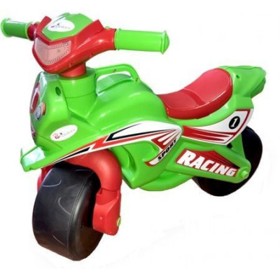 Motocicleta de impins MyKids Racing 0139/5 Verde/Rosu foto