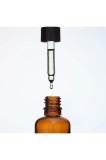 Set de 10 sticle de ulei din sticlă maro cu pipetă, opace, reumplibile pentru aromaterapie