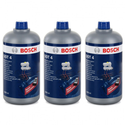 Set 3 Buc Lichid Frana Bosch Dot 4 1L 1 987 479 107 foto