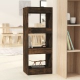 vidaXL Bibliotecă/Separator cameră, stejar fumuriu, 40x30x103 cm, PAL