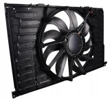 Ventilator radiator Porsche Panamera 16-, motor: 2.9 V6 T, 2.9 V6 Turbo, 3.0 V6 T, 4.0 TDI, 4.0 V8 T, Phev, 9A712120320; 9A712120321