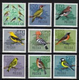 Polonia 1966 - Păsări, serie neuzata