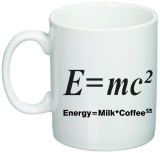 Cana alba personalizata &quot;Energy!&quot;Cofee&quot;e=mc2&quot;, INOVATIX&reg;. 330ml, Oem