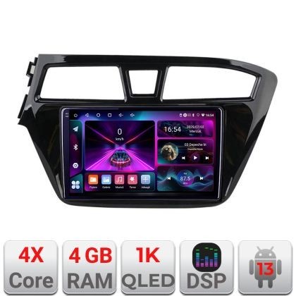 Navigatie Hyundai i20 2015-2018 A-517 4+64 InCell Display 1K Android Waze USB Navigatie Internet Youtube Radio CarStore Technology