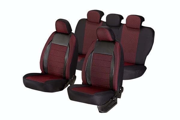 SET HUSE SCAUN ELEGANCE ROSU