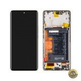 Display cu Touchscreen Honor Magic6 Lite cu Rama si Acumulator Portocaliu (Sunrise Orange) Service Pack 0235AHHS