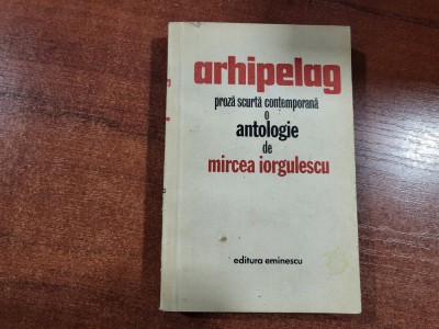 Arhipelag.Proza scurta contemporana.O antologie de Mircea Iorgulescu foto