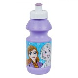 Sticlă Apă Disney Frozen, Flip Top, Culoare Lila, Capacitate 380ml, Model Frozen 2, Oem