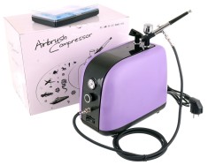 Aerograf cosmetic compresor studio hs-386k foto