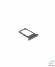 Suport Sim Samsung Galaxy S6 edge SM G925 Gri Inchis foto