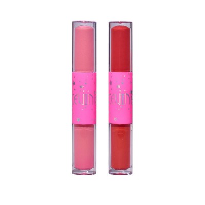 Set rujuri &amp;amp; gloss-uri &amp;quot;stay wild&amp;quot;, 4 culori &amp;acirc; 2 rujuri mate + 2 gloss-uri, rezistente la transfer, cadou ideal, 15.1 x 8.1 cm foto