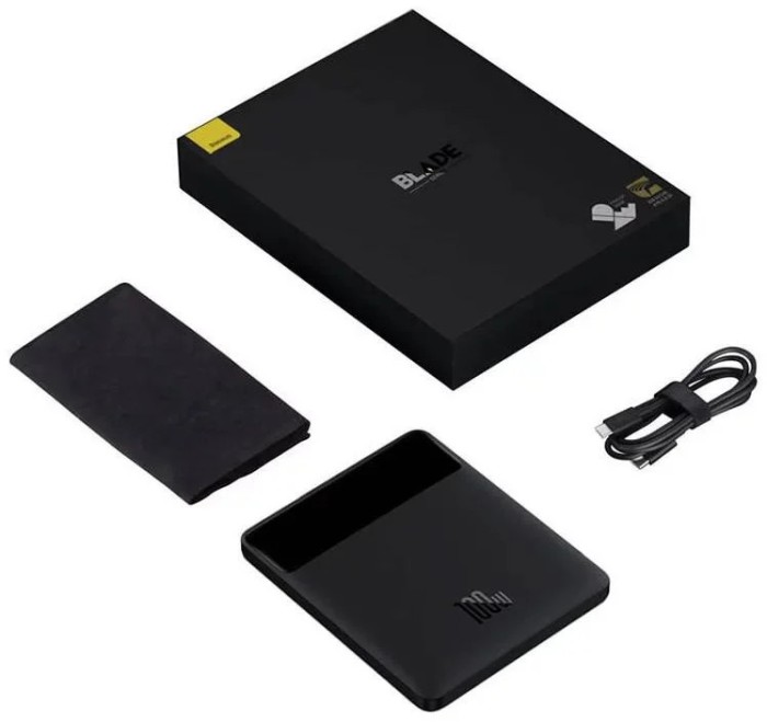 Baterie exerna Baseus Blade, 20000mAh, PD 100W, ultra thin, 2