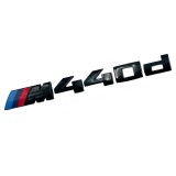 Emblema M 440d negru, pentru BMW