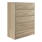 Cumpara ieftin Dulap cu sertare Kuanger Pako World Alb 80x40x109 cm