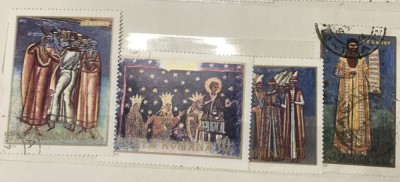 (F) Timbre Serii Romania Icoane Arta foto