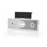 Lampa gabarit LED WAS W201 , 12V-24V, pozitie alb, montaj universal