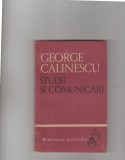 bnk ant George Calinescu - Studii si comunicari