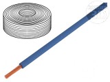 Cablu LiY litat 1x0,14mm2 PVC albastru 60V 10m