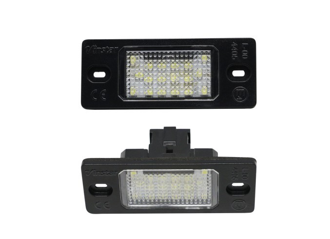 Set 2 buc lampa numar VW GOLF V (1K), 2007-05.2009 Combi, TIGUAN (5N), 2008-04.2011; TOUAREG (7L2), 01.2007-04.2010, partea stanga=dreapta, LED; TUNI