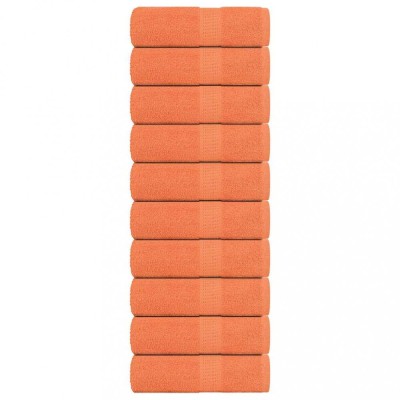 Gossi prosoape de sapun 10 buc portocaliu 360 g/m2 100% bumbac foto
