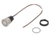 Comutator Capacitiv SPST SCHURTER CPS, LED IP67, Buton Rotund &Oslash;19mm, Terminale Cabluri